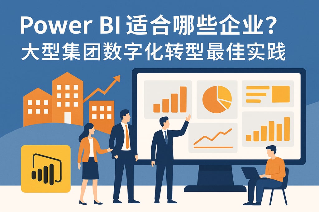 Power BI适合哪些企业？大型集团数字化转型最佳实践